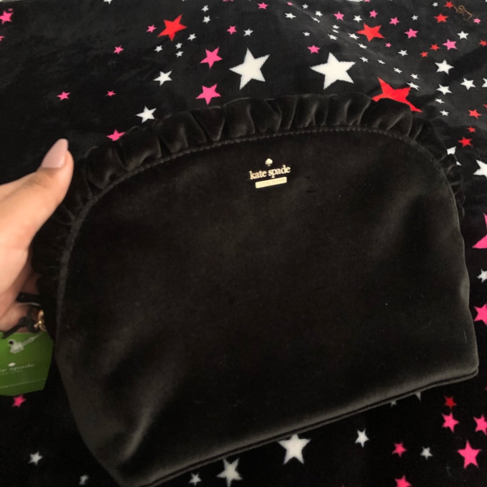 Kate spade large velvet bag